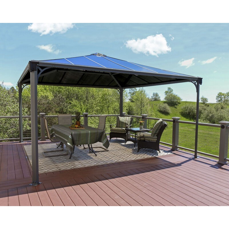 Canopia Palermo Tonnelle en aluminium 4.3x4.3 m Canopia Palermo Tonnelle en aluminium 4.3x4.3 m