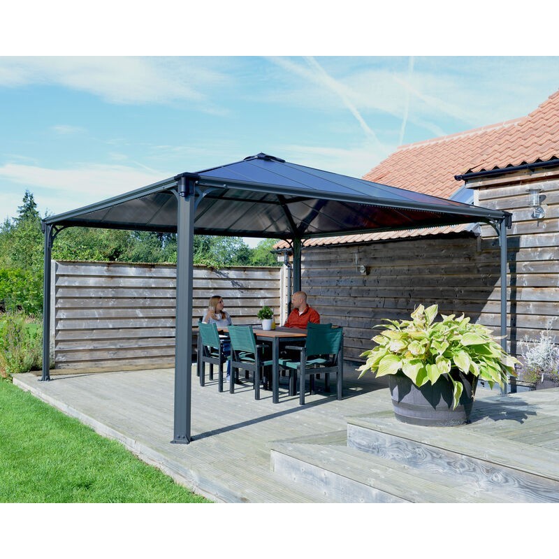 Canopia Palermo Gazebo in Aluminium 4.3x4.3 m Canopia Palermo Gazebo in Aluminium 4.3x4.3 m