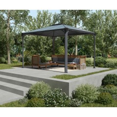 Canopia Martinique Tonnelle en aluminium 3x3.6 m