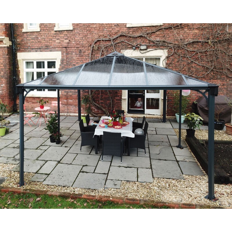 Canopia Martinique Tonnelle en aluminium 3.6x5 m Canopia Martinique Tonnelle en aluminium 3.6x5 m