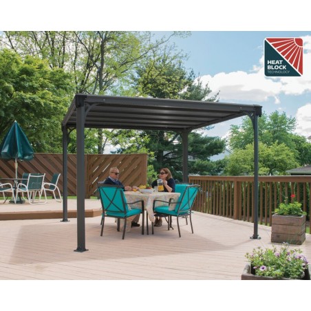 Canopia Milano Tonnelle en aluminium 3x3 m