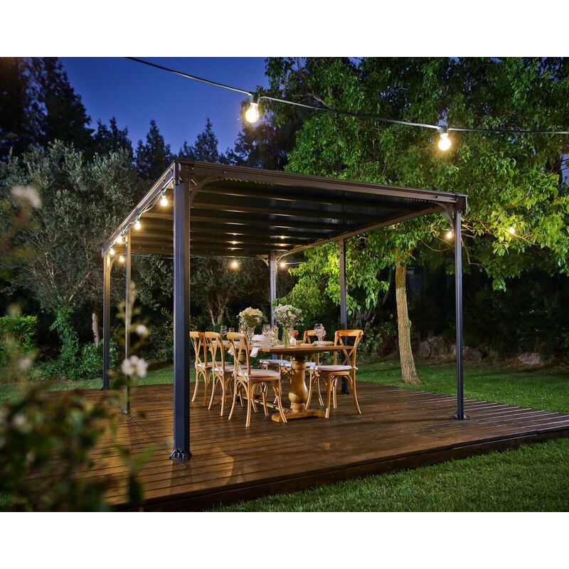 Canopia Milano Tonnelle en aluminium 3x4.3 m Canopia Milano Tonnelle en aluminium 3x4.3 m