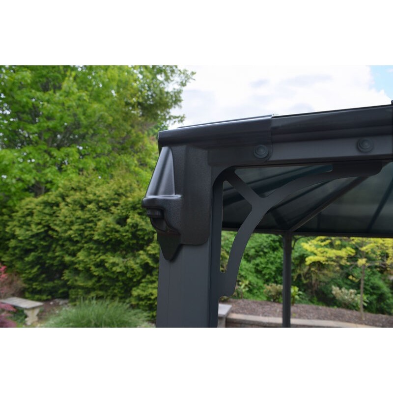 Canopia Monaco Tonnelle hexagonale en aluminium 3.6x4 m Canopia Monaco Tonnelle hexagonale en aluminium 3.6x4 m
