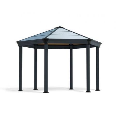 Canopia Roma Tonnelle hexagonale en aluminium 3.6x4 m