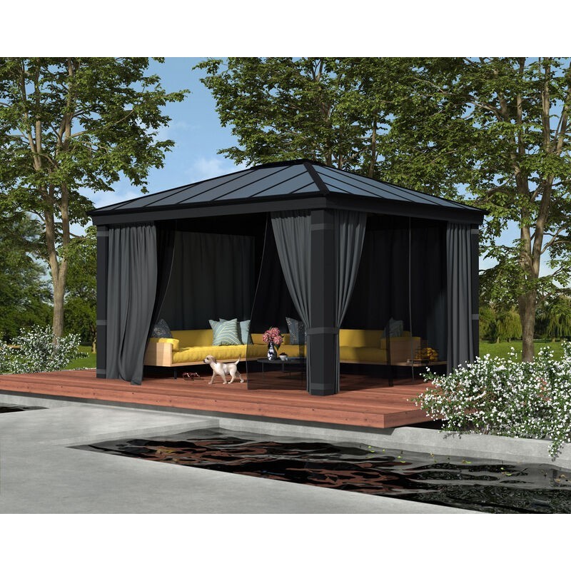 Canopia Dallas Tonnelle en aluminium 3.6x4.3 m Canopia Dallas Tonnelle en aluminium 3.6x4.3 m