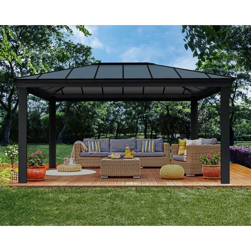 Canopia Dallas Tonnelle en aluminium 3.6x5 m Canopia Dallas Tonnelle en aluminium 3.6x5 m