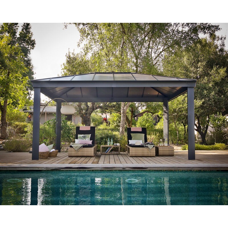 Canopia Dallas Tonnelle en aluminium 3.6x5 m Canopia Dallas Tonnelle en aluminium 3.6x5 m