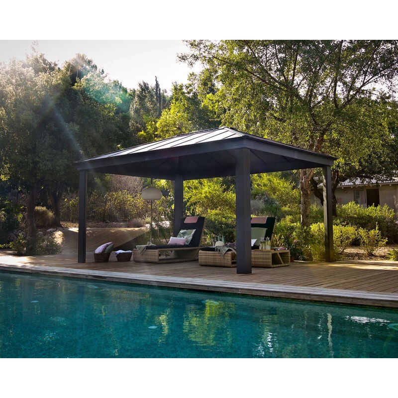 Canopia Dallas Tonnelle en aluminium 3.6x5 m Canopia Dallas Tonnelle en aluminium 3.6x5 m