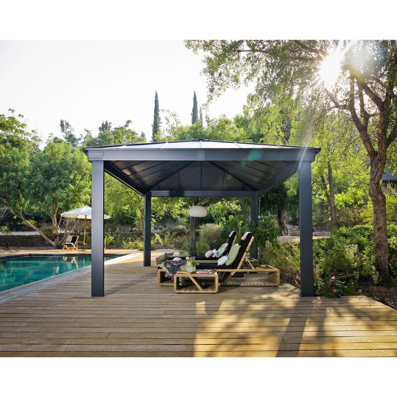 Canopia Dallas Tonnelle en aluminium 3.6x5 m Canopia Dallas Tonnelle en aluminium 3.6x5 m