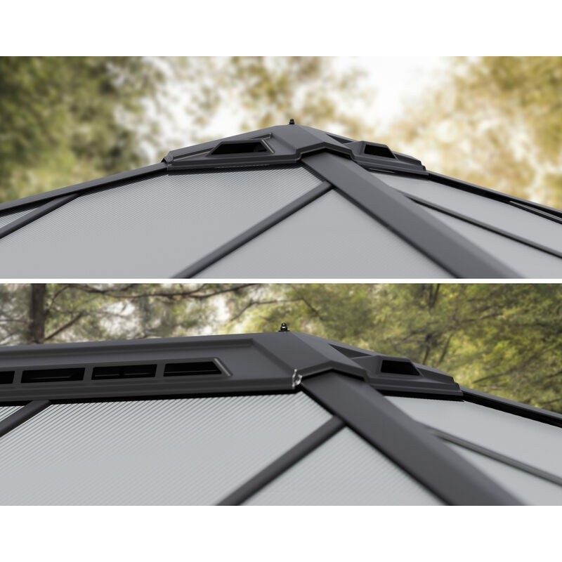 Canopia Dallas Tonnelle en aluminium 3.6x5 m Canopia Dallas Tonnelle en aluminium 3.6x5 m