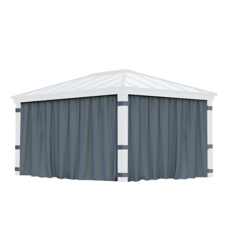Canopia Set de rideaux pour Tonnelle Dallas 3.6x5 m