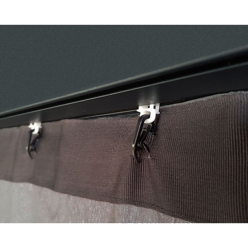 Canopia Set de rideaux pour Tonnelle Dallas 3.6x5 m Canopia Set de rideaux pour Tonnelle Dallas 3.6x5 m