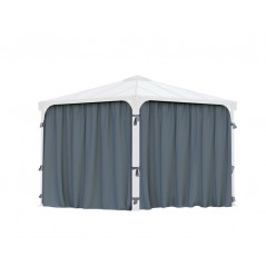 Canopia Set de rideaux pour Tonnelle Palermo et Milano 3.7x2.2 m