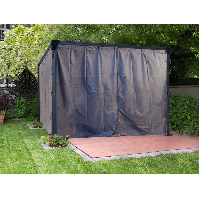 Canopia Curtain Set for Gazebo Palermo and Milano 3.7x2.2 m Canopia Curtain Set for Gazebo Palermo and Milano 3.7x2.2 m