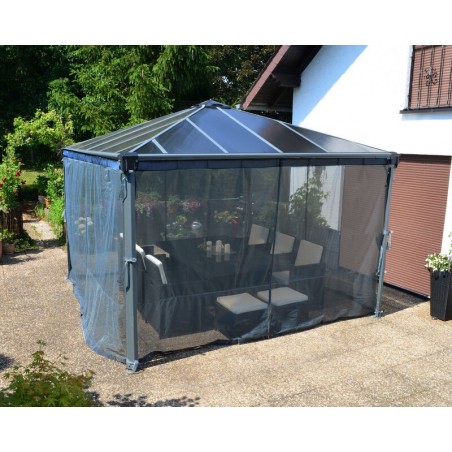 Canopia Moustiquaire pour Tonnelle Palermo et Milano 3.7x2.2 m
