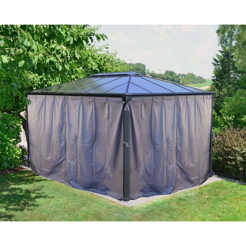 Canopia Curtain Set for Gazebo Martinique 4x2.2 m Canopia Curtain Set for Gazebo Martinique 4x2.2 m