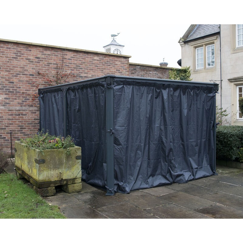 Canopia Set de rideaux pour Tonnelle Martinique 4.7x2.2 m Canopia Set de rideaux pour Tonnelle Martinique 4.7x2.2 m