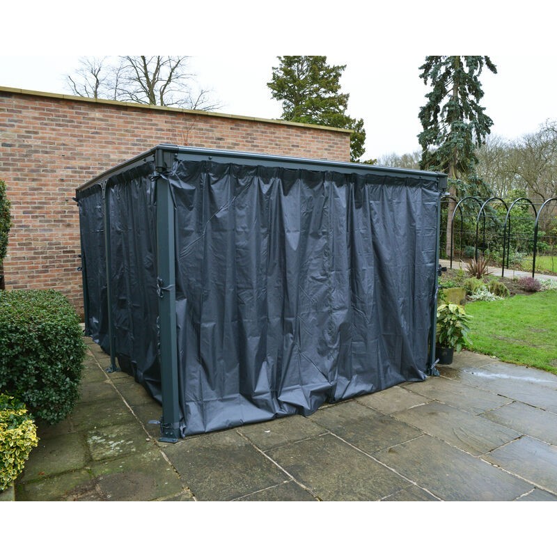 Canopia Set de rideaux pour Tonnelle Martinique 4.7x2.2 m Canopia Set de rideaux pour Tonnelle Martinique 4.7x2.2 m