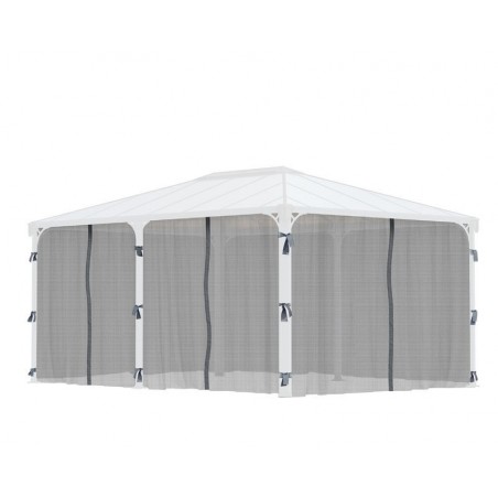 Canopia Moustiquaire pour Tonnelle Milano & Martinique 4.7x2.2 m