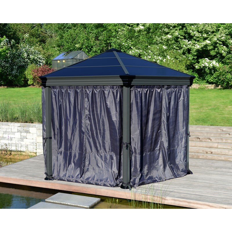 Canopia Set de rideaux hexagonaux pour Tonnelle Monaco/ Roma 2.3x2.2 m Canopia Set de rideaux hexagonaux pour Tonnelle Monaco/ Roma 2.3x2.2 m