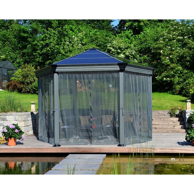Canopia Moustiquaire hexagonale pour Tonnelle Monaco/ Roma 2.3x2.2 m Canopia Moustiquaire hexagonale pour Tonnelle Monaco/ Roma 2.3x2.2 m