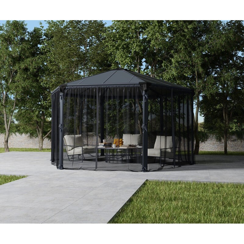 Canopia Moustiquaire hexagonale pour Tonnelle Monaco/ Roma 2.3x2.2 m Canopia Moustiquaire hexagonale pour Tonnelle Monaco/ Roma 2.3x2.2 m