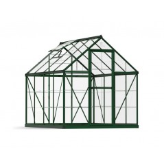Canopia Serre de Jardin Transparente Harmony en Polycarbonate 247x185x208 cm Vert