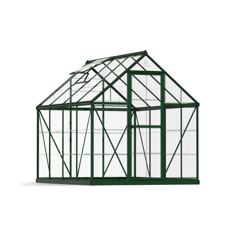 Canopia Harmony Serre de jardin transparente en polycarbonate 247x185x208 cm Vert Canopia Harmony Serre de jardin transparente en polycarbonate 247x185x208 cm Vert