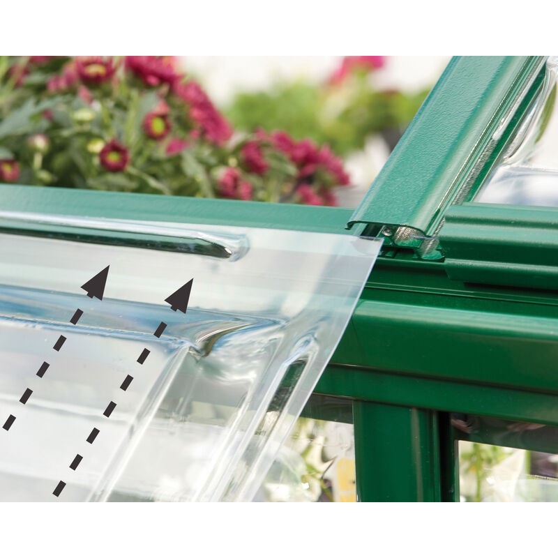 Canopia Harmony Serre de jardin transparente en polycarbonate 247x185x208 cm Vert Canopia Harmony Serre de jardin transparente en polycarbonate 247x185x208 cm Vert
