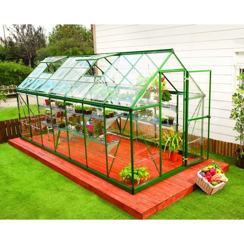 Canopia Harmony Serre de jardin transparente en polycarbonate 426x185x208 cm Vert Canopia Harmony Serre de jardin transparente en polycarbonate 426x185x208 cm Vert