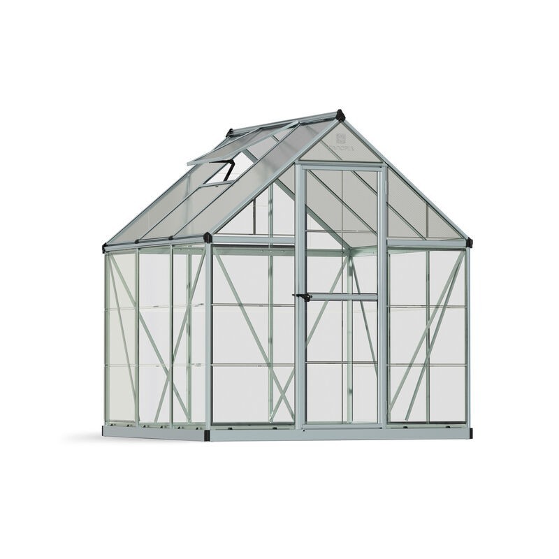 Canopia Hybrid Serre de jardin en polycarbonate 186x185x208 cm Argent Canopia Hybrid Serre de jardin en polycarbonate 186x185x208 cm Argent