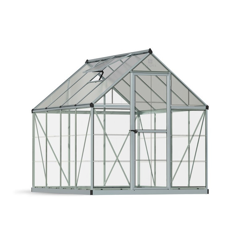 Canopia Hybrid Serre de jardin en polycarbonate 247x185x208 cm Argent Canopia Hybrid Serre de jardin en polycarbonate 247x185x208 cm Argent