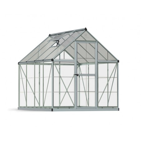Canopia Hybrid Serre de jardin en polycarbonate 247x185x208 cm Argent