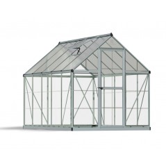 Canopia Hybrid Serre de jardin en polycarbonate 306x185x208 cm Argent