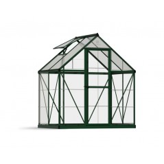 Serre de jardin hybride Canopia en polycarbonate 126x185x208 cm vert