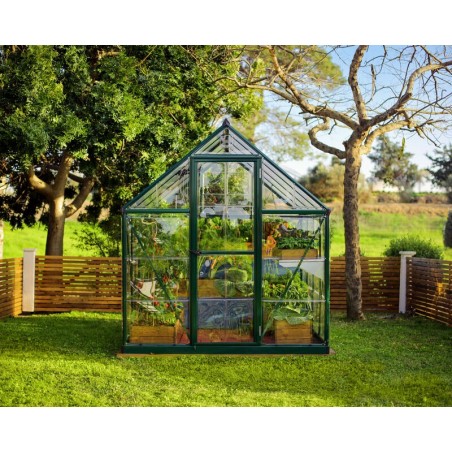 Canopia Hybrid Serre de jardin en polycarbonate 247x185x208 cm Vert