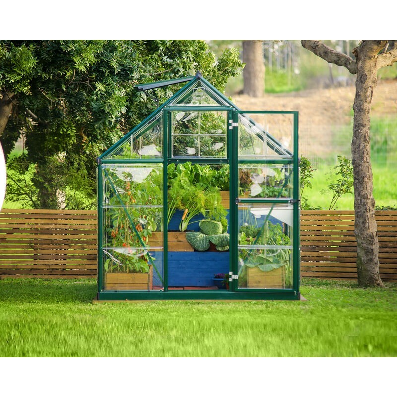 Canopia Hybrid Garden Greenhouse in Polycarbonate 247X185X208 cm Green