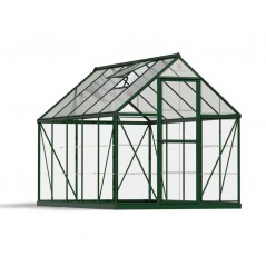 Serre de jardin hybride Canopia en polycarbonate 306x185x208 cm vert