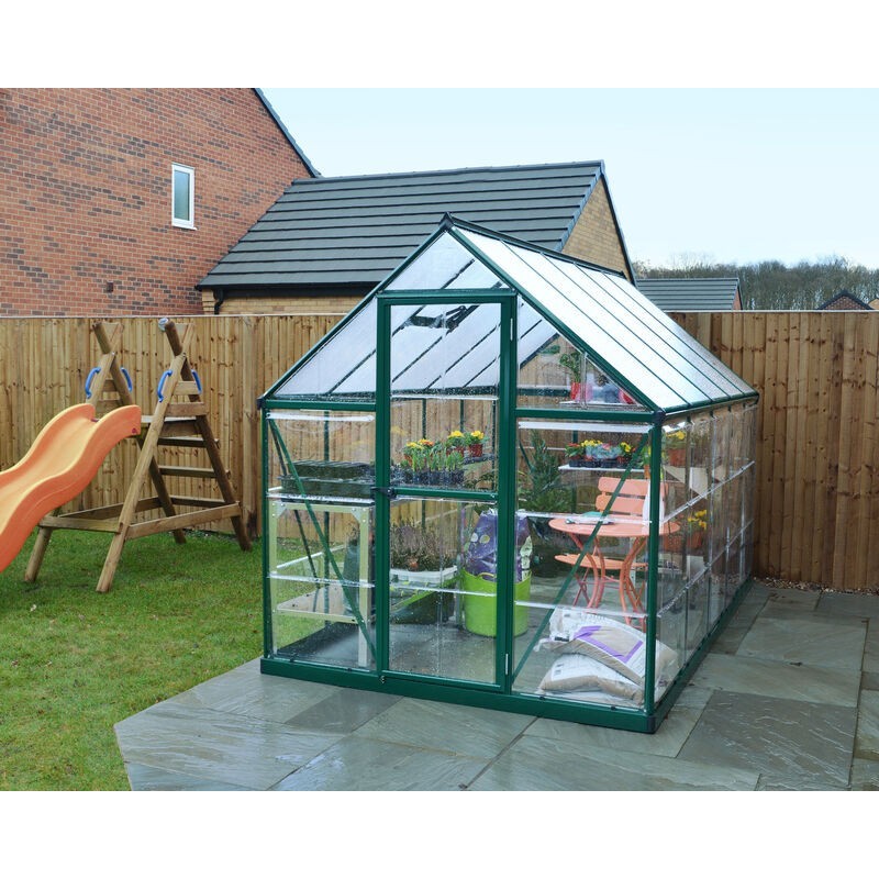 Canopia Hybrid Serre de jardin en polycarbonate 306x185x208 cm Vert Canopia Hybrid Serre de jardin en polycarbonate 306x185x208 cm Vert