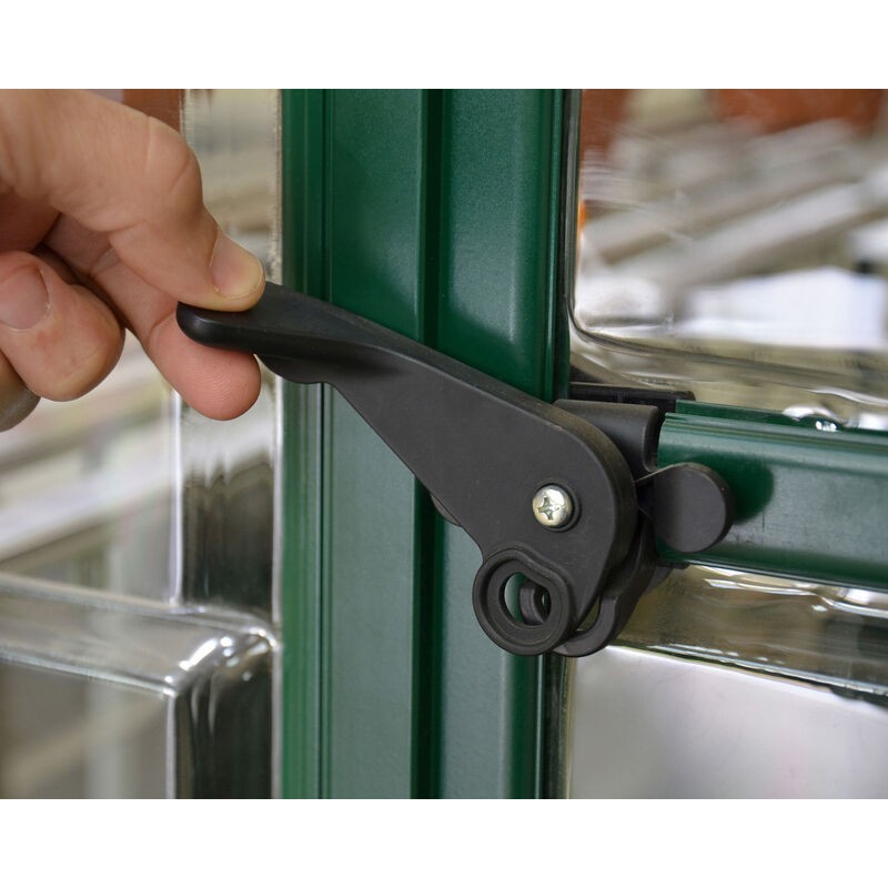 Serre de jardin hybride Canopia en polycarbonate 306x185x208 cm vert