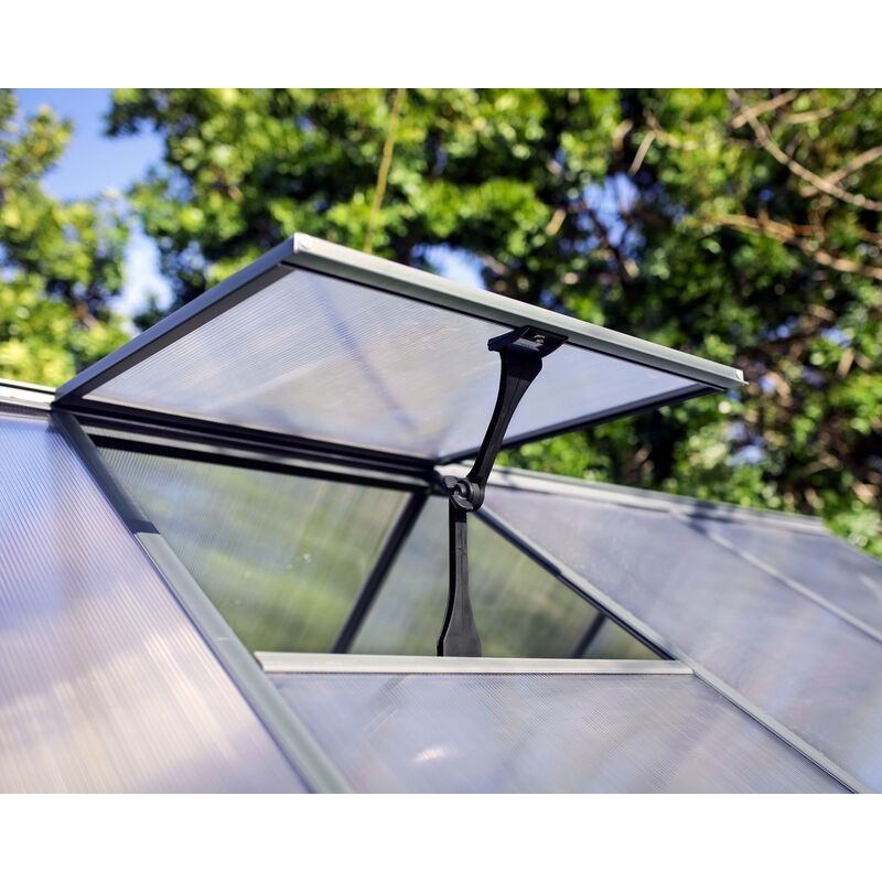 Canopia Hybrid Serre de jardin en polycarbonate 426x185x208 cm Vert