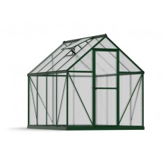 Canopia Mythos Serre de jardin double paroi en polycarbonate 247x185x208 cm Vert