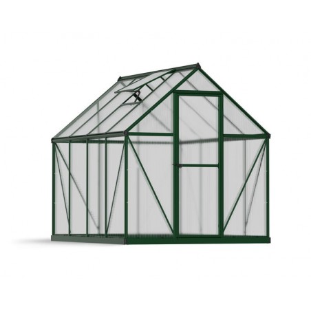 Canopia Mythos Serre de jardin double paroi en polycarbonate 247x185x208 cm Vert
