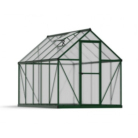Canopia Mythos Serre de jardin double paroi en polycarbonate 306x185x208 cm Vert