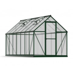 Canopia Mythos Serre de jardin double paroi en polycarbonate 426x185x208 cm Vert