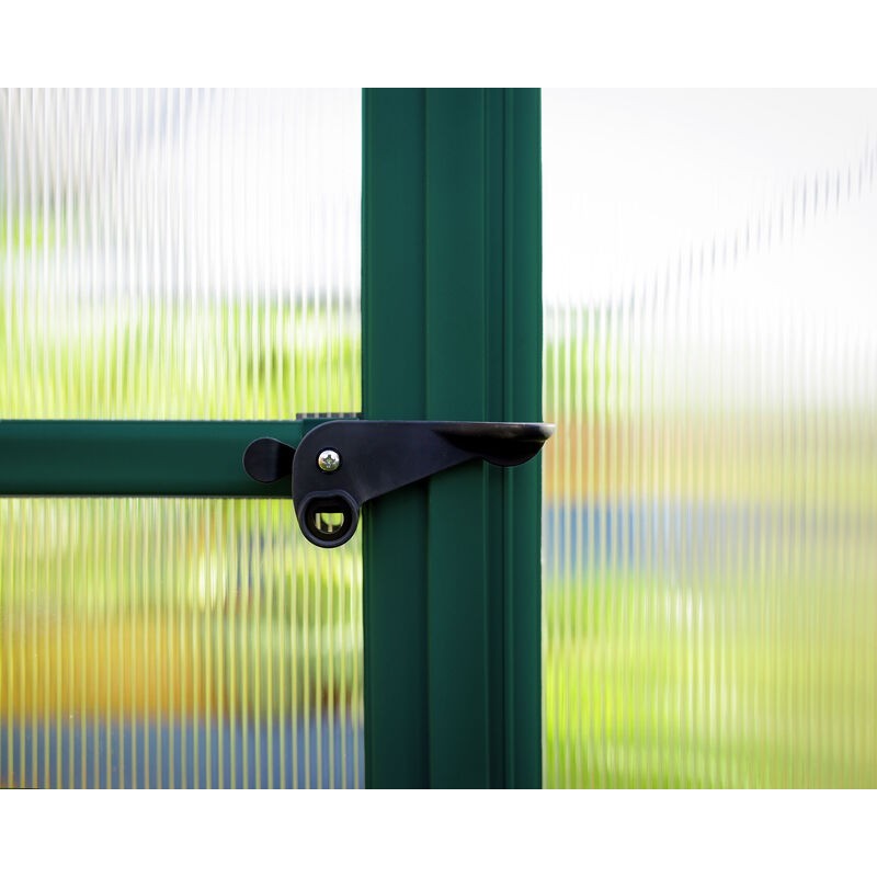 Canopia Mythos Serre de jardin double paroi en polycarbonate 426x185x208 cm Vert Canopia Mythos Serre de jardin double paroi en polycarbonate 426x185x208 cm Vert
