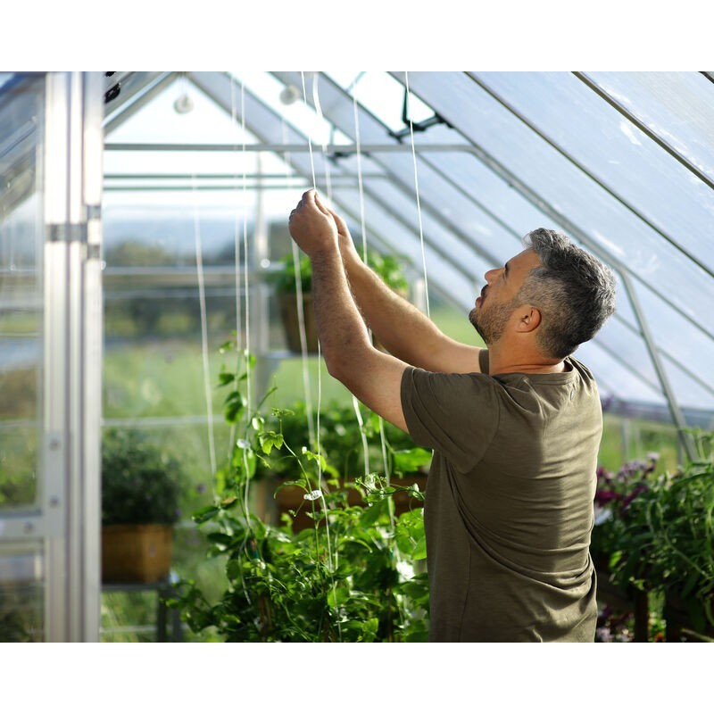 Canopia Balance Hybrid Garden Greenhouse in Polycarbonate 844X304X257 cm Silver
