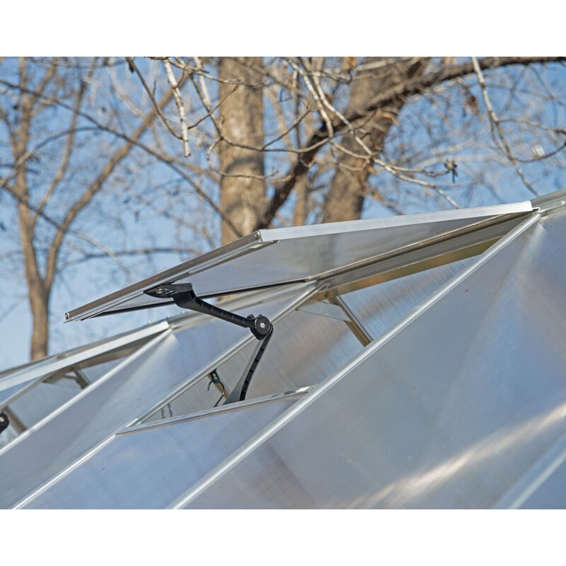 Canopia Essence Twin-Wall Polycarbonate Garden Greenhouse 487x244x229 cm Silver Canopia Essence Twin-Wall Polycarbonate Garden Greenhouse 487x244x229 cm Silver