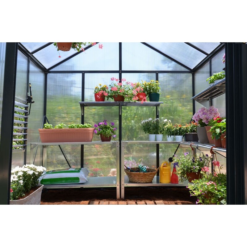 Canopia Glory Serre de jardin en polycarbonate 244x253x268 cm Canopia Glory Serre de jardin en polycarbonate 244x253x268 cm