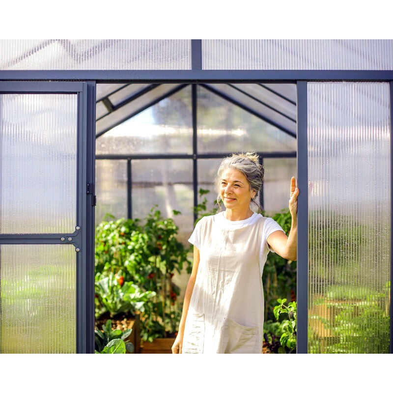 Canopia Glory Serre de jardin en polycarbonate 244x253x268 cm Canopia Glory Serre de jardin en polycarbonate 244x253x268 cm